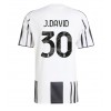 Juventus Jonathan David #30 Hemmakläder 2025-26 Kortärmad